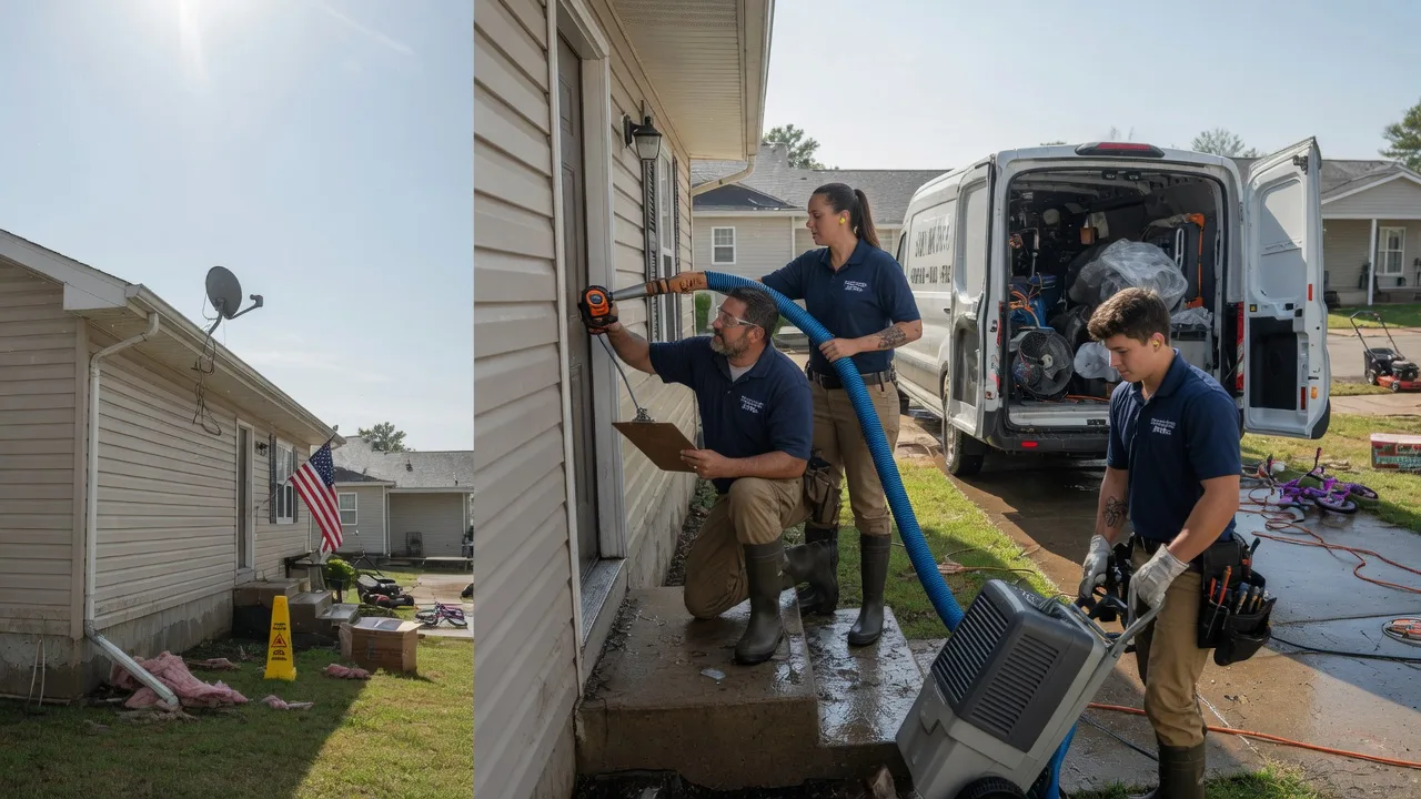 Ceiling Water Damage Restoration in Enterprise, KS near me